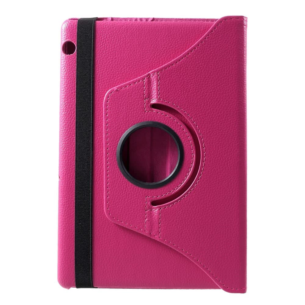 Huawei MediaPad T5 10 Fodral 360 Grader Vridbar Magenta