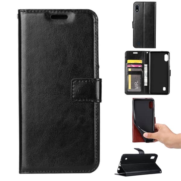 Comfort & Protection Samsung Galaxy A10 - Leather Case!