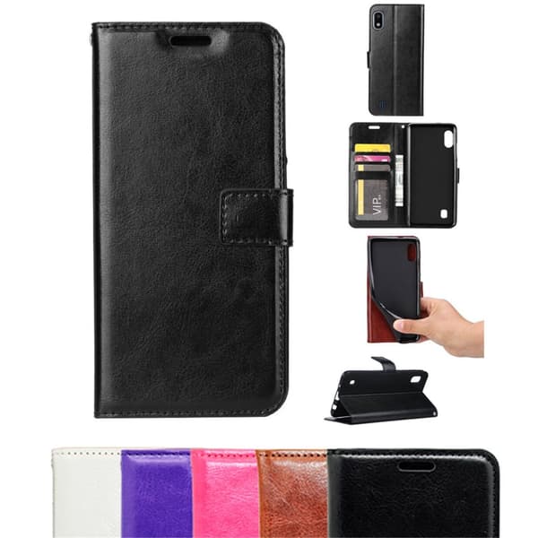 Comfort & Protection Samsung Galaxy A10 - Leather Case!