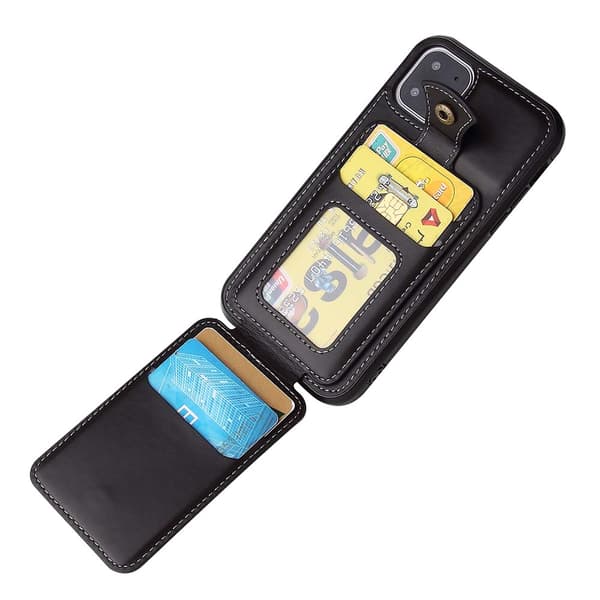 Genomtänkt Skal med Kortfack - iPhone 11