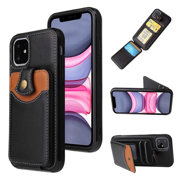 iPhone 11 - Kraftfullt Skyddsskal med Kortfack