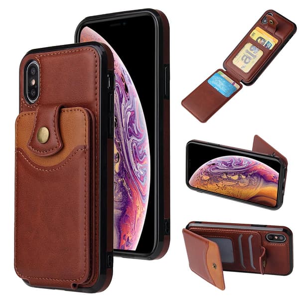 Stilrent Praktiskt Skal med Kortfack - iPhone XR