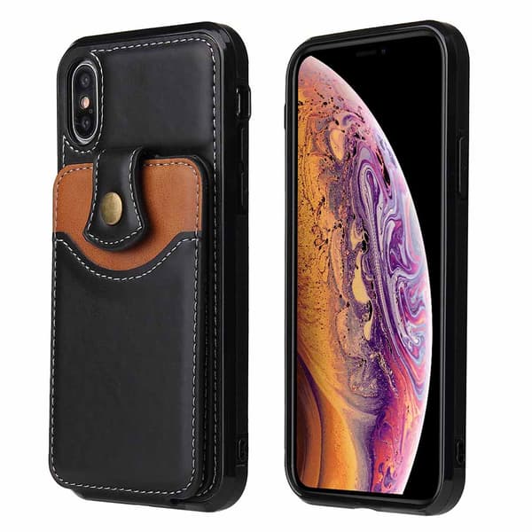 Genomtänkt Skal med Korthållare - iPhone XR