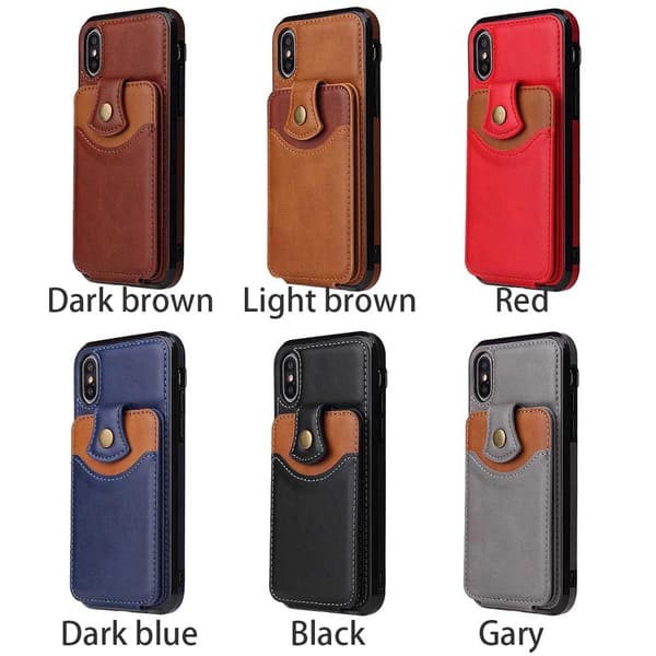 iPhone XR - Skyddsskal med Korthållare