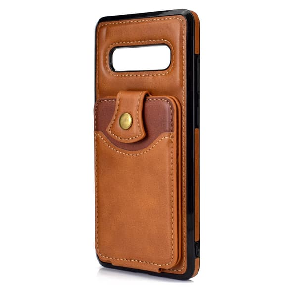 Robust Smidigt Skal med Korthållare - Samsung Galaxy S10