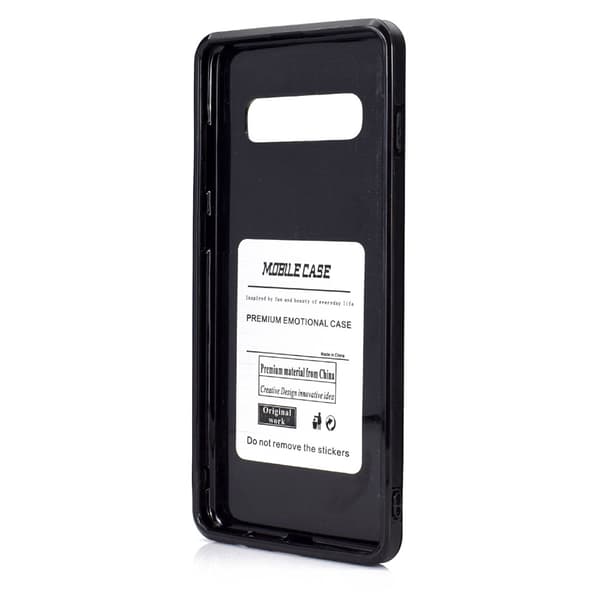 Samsung Galaxy S10 - Kraftfullt Skal med Korthållare