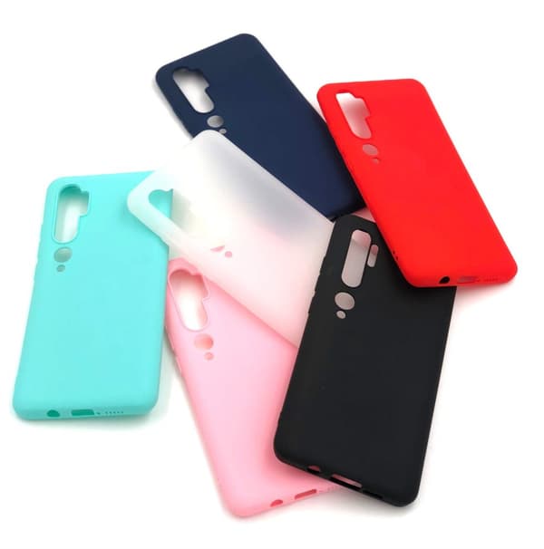 Xiaomi Mi Note 10/10 Pro Ultratunn Silikonskal Transparent