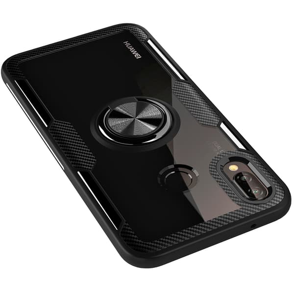 Huawei P Smart 2019 - Praktiskt Skyddsskal med Ringh�llare