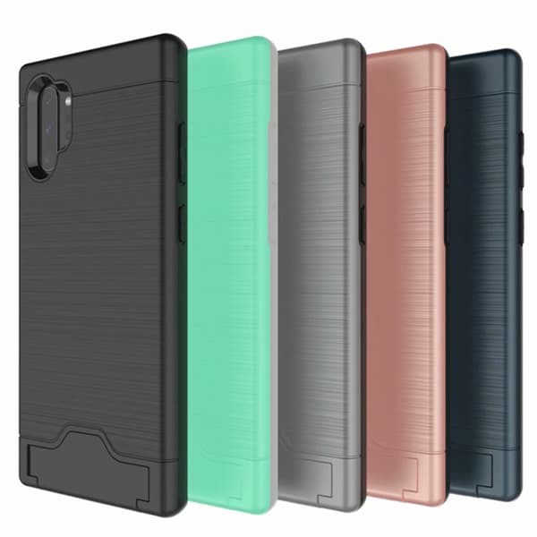 Samsung Galaxy Note10+ - Skyddsskal med Kortfack