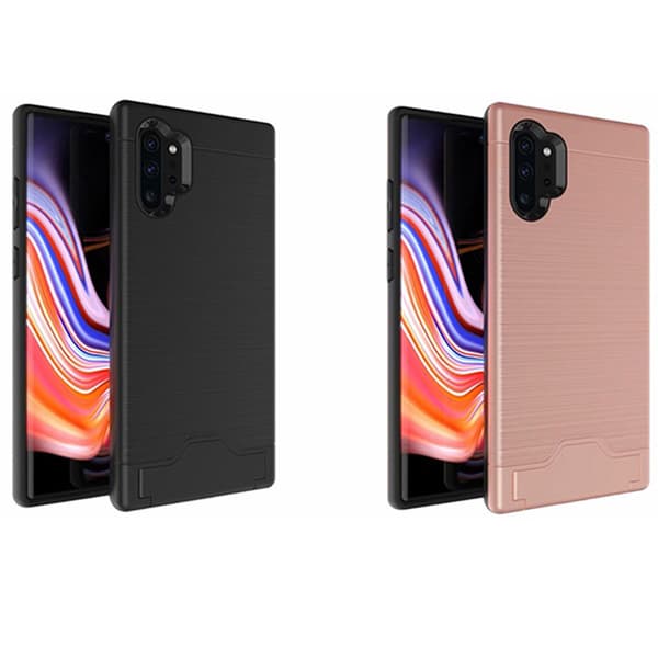 Samsung Galaxy Note10+ - Skyddsskal med Kortfack