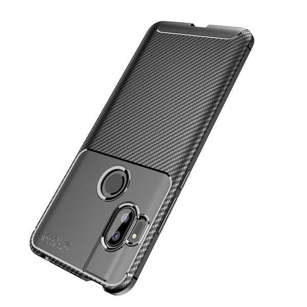 Motorola One Hyper Karbon fiber Skal - Svart