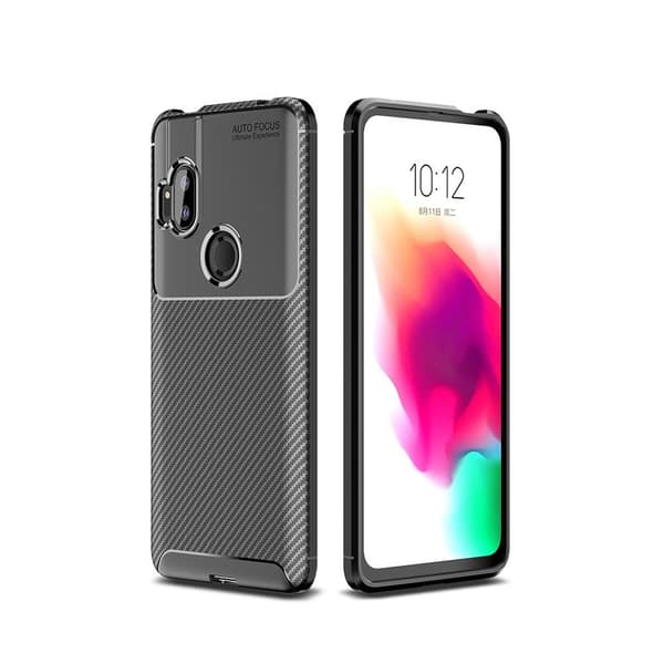 Motorola One Hyper Karbon fiber Skal - Svart