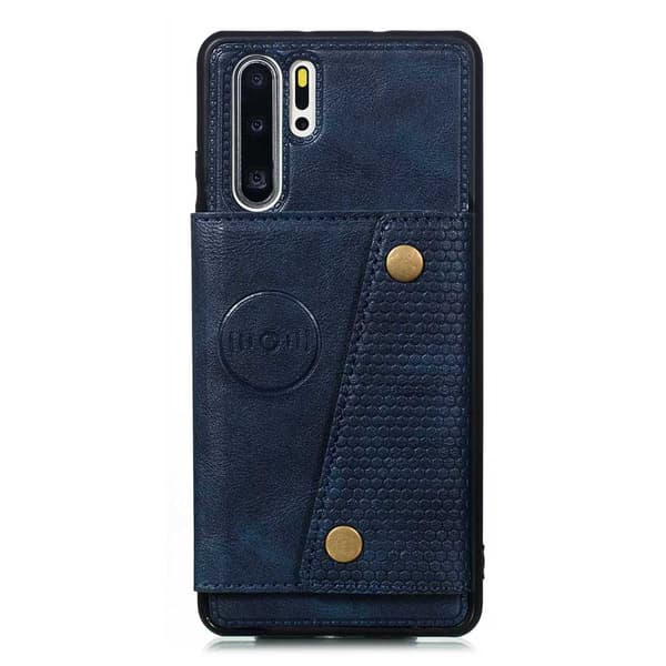 Smidigt Skal med Korthållare - Huawei P30 Pro Mörkblå