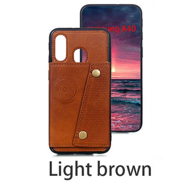 Effektfullt Skal med Korthållare - Samsung Galaxy A40