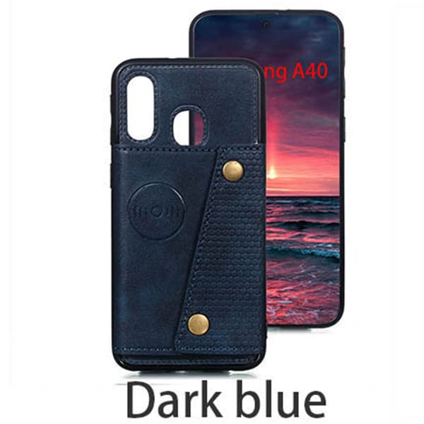 Effektfullt Skal med Korthållare - Samsung Galaxy A40