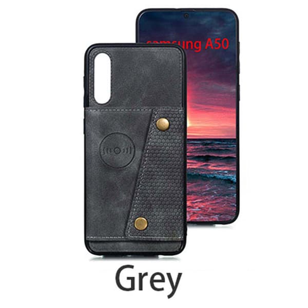 Samsung Galaxy A50 - Robust Stilsäkert Skal med Korthållare