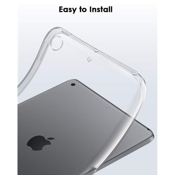 iPad 10.2 2021/2020/2019 Klar gennemsigtig TPU-dækketui skal