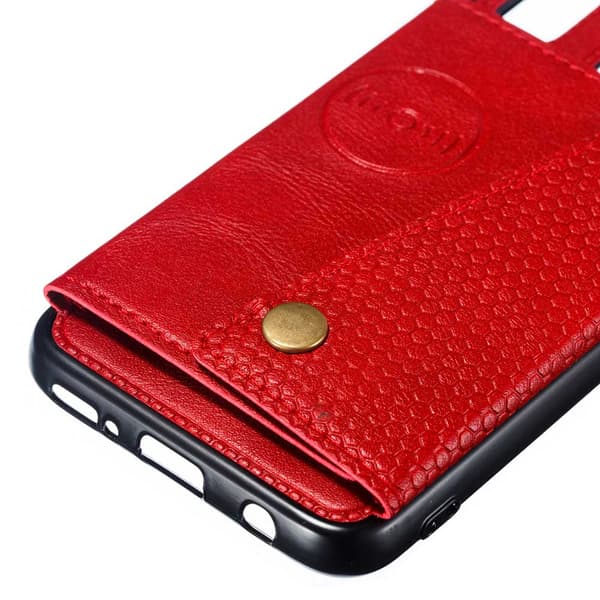 Samsung Galaxy A40 - Skyddande Retro Skal med Kortfack