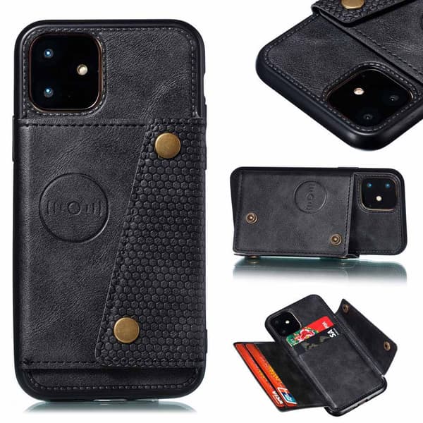 iPhone 11 - Stilrent Skal med Kortfack