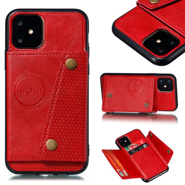 iPhone 11 - Stilrent Skal med Kortfack