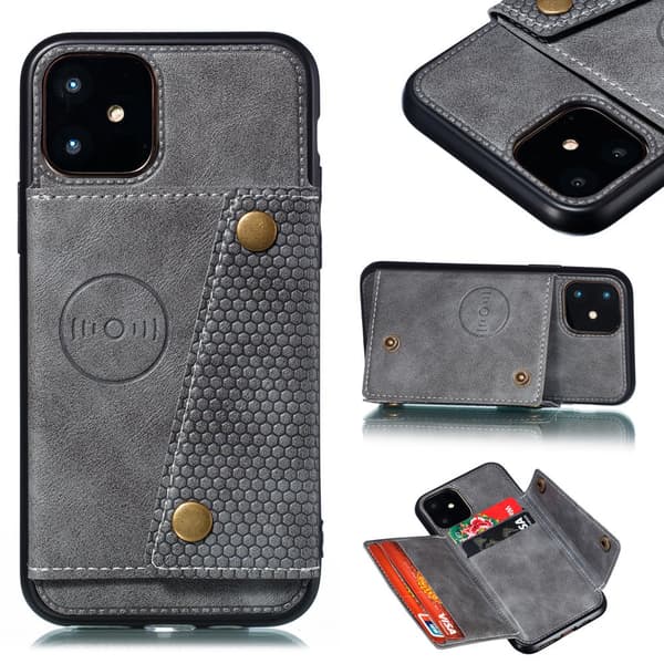 iPhone 11 - Stilrent Skal med Kortfack