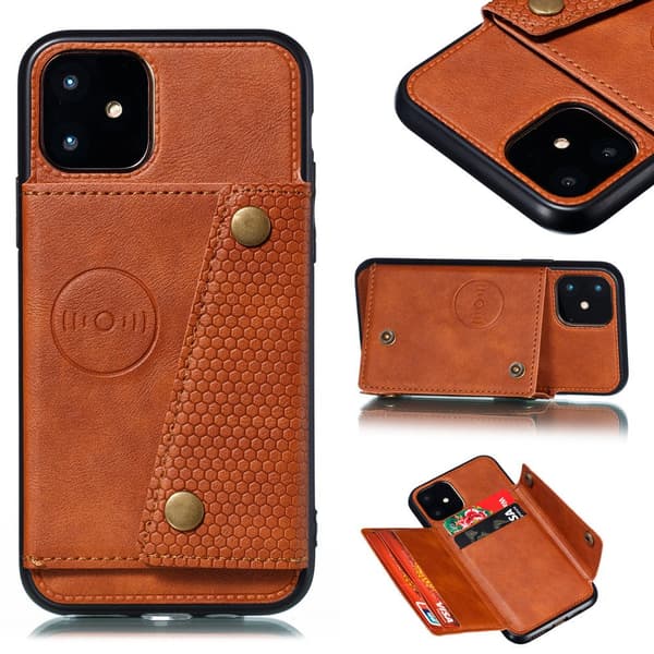 iPhone 11 - Stilrent Skal med Kortfack