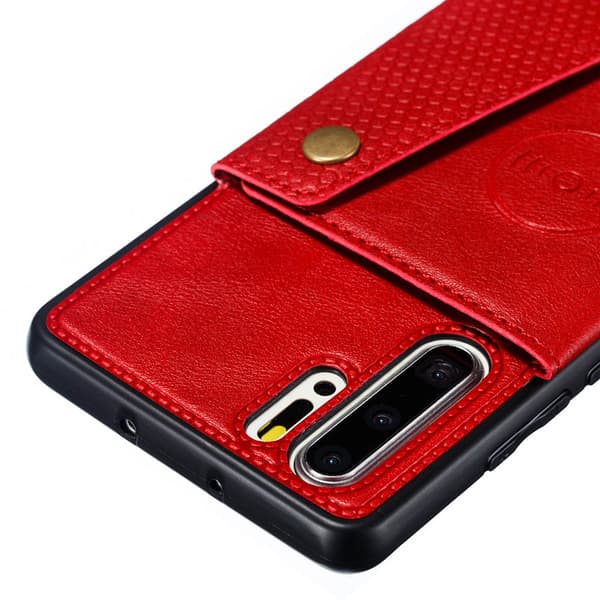 Huawei P30 Pro - Effektfullt Retro Skal med Kortfack