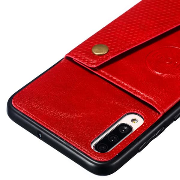 Samsung Galaxy A70 - Genomtänkt Skal med Kortfack