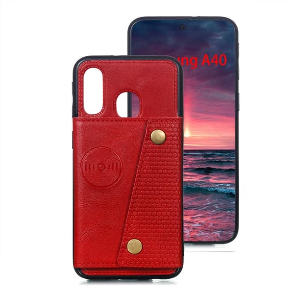 Genomtänkt Skal med Kortfack - Samsung Galaxy A40