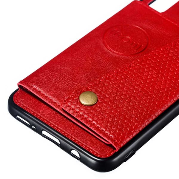 Professionellt Retro Skal med Kortfack - Samsung Galaxy A50