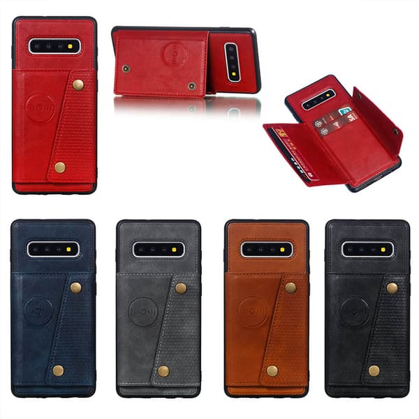 Skal med Kortfack - Samsung Galaxy S10 Plus