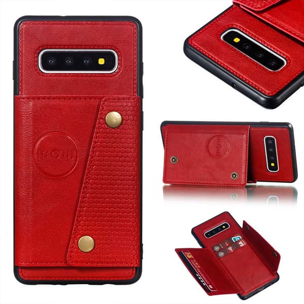 Skal med Kortfack - Samsung Galaxy S10 Plus