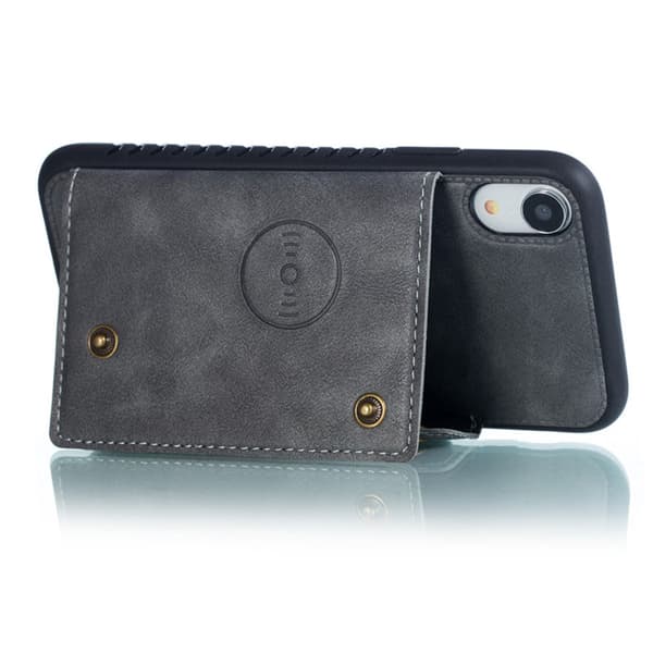 Robust Stilrent Skal med Kortfack - iPhone XR