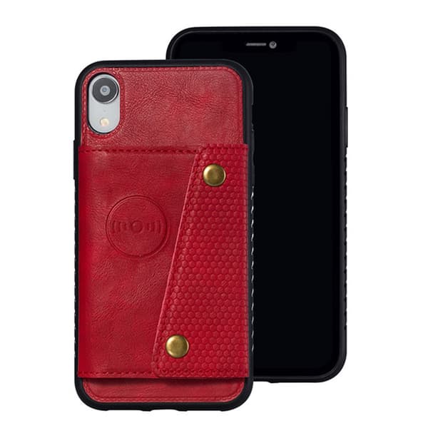 Genomtänkt Stöttålig Skal med Korthållare - iPhone XR