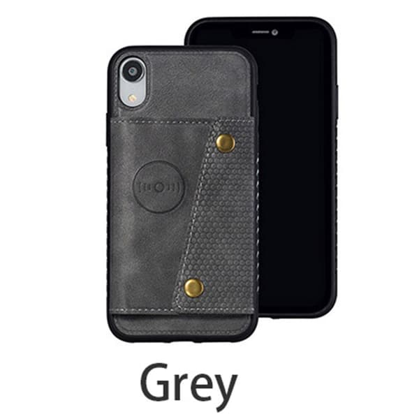 iPhone XR - Skyddande Skal med Korthållare