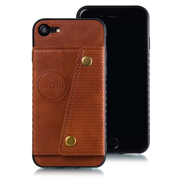 iPhone 8 - Genomtänkt Skal med Korthållare