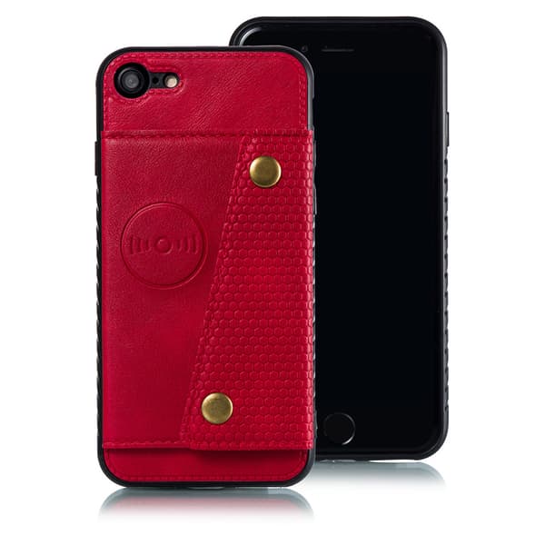 iPhone 8 - Genomtänkt Skal med Korthållare