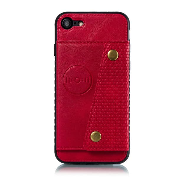 iPhone 8 - Genomtänkt Skal med Korthållare