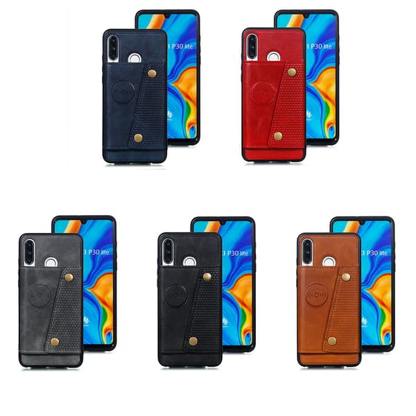 Professionellt Skal med Korthållare - Huawei P30 Lite
