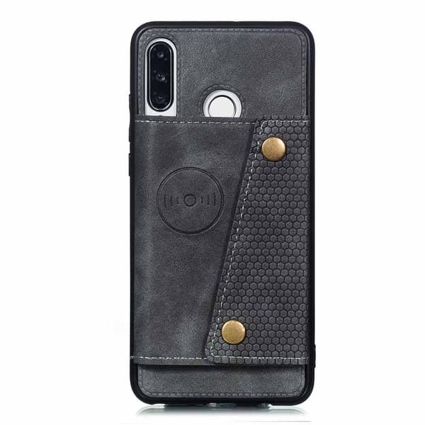 Professionellt Skal med Korthållare - Huawei P30 Lite Grå
