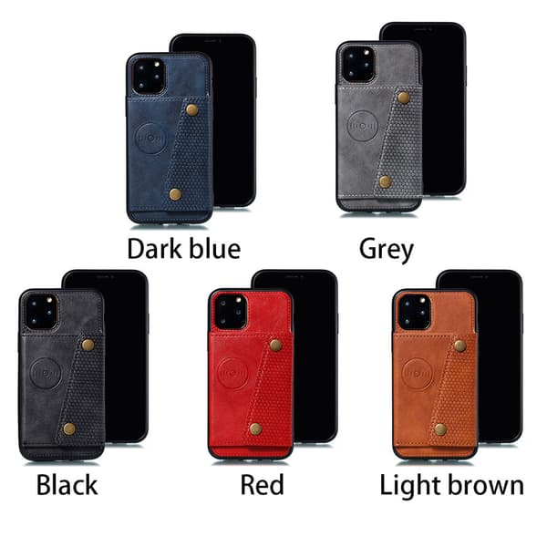 Effektfullt Skal med Korthållare - iPhone 11 Pro Max