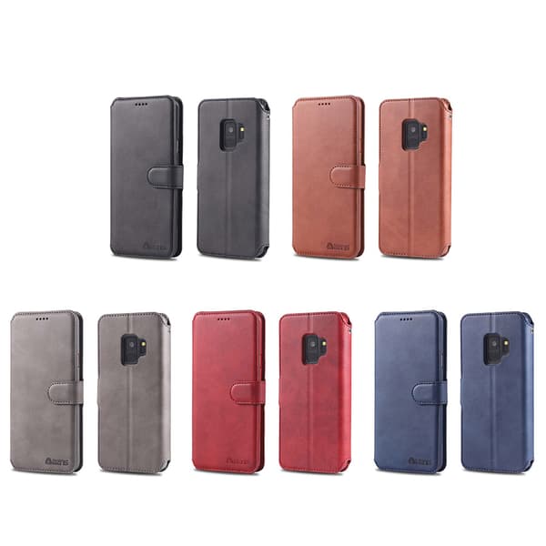 Samsung Galaxy S9 - Genomtänkt (Yazunshi) Plånboksfodral