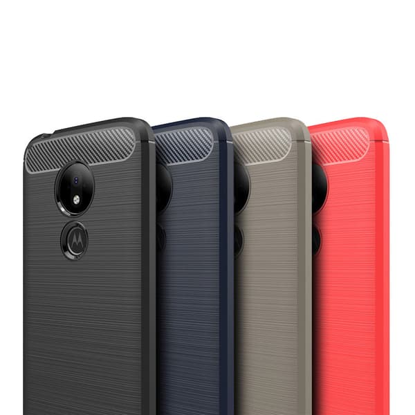 Stöttåligt Armor Carbon TPU-skal Moto G7 Play