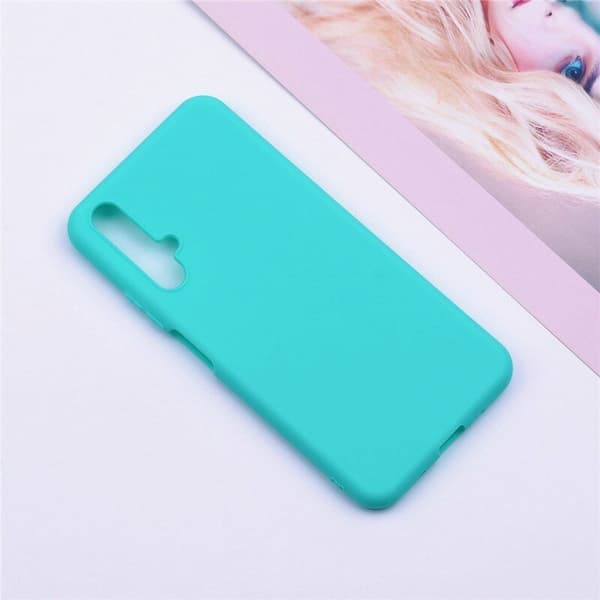 SKALO Huawei Nova 5T Ultratunn TPU-Skal Turkos