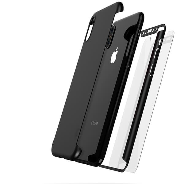 iPhone XS Max - Professionellt Stilrent Floveme Dubbelskal