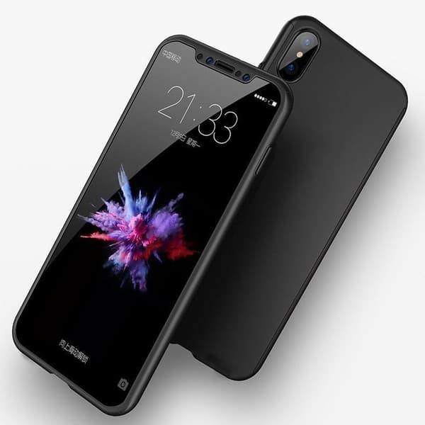 iPhone XS Max - Professionellt Stilrent Floveme Dubbelskal