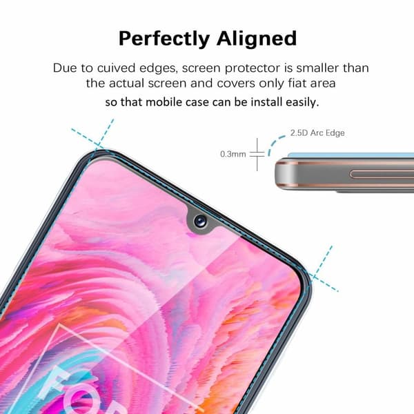 2 Pack Huawei P30 Lite HD Härdat glas Skärmskydd