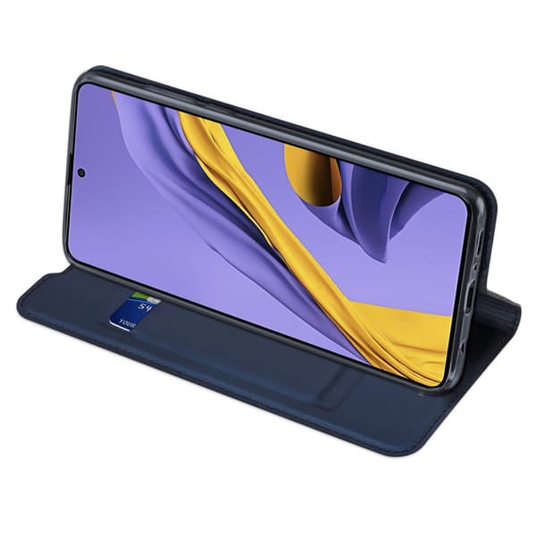 Samsung Galaxy A71 DUX DUCIS Skin Pro Series Stativ Flip-Taske - Blå