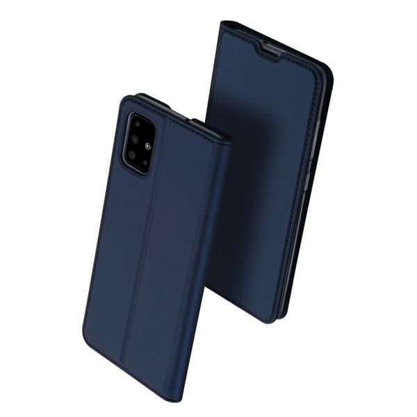 Samsung Galaxy A71 DUX DUCIS Skin Pro Series Stativ Flip-Taske - Blå