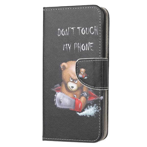 For Samsung Galaxy A51 Wallet Stand - Angry Bear